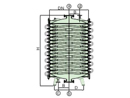 Glass Lined Plate Condenser