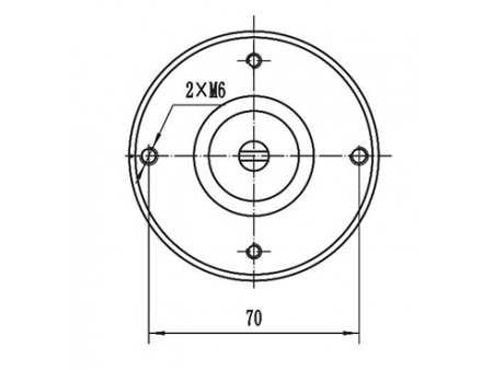 250-500W Drive Motor, PMDC Brushed Motor ZD083B1