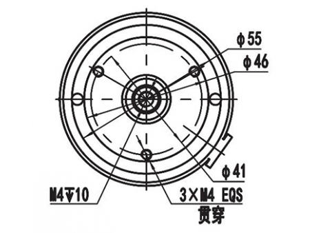 120W (3200±8% RPM)  Power Steering Motor, PMDC Brushed Motor ZD063AX