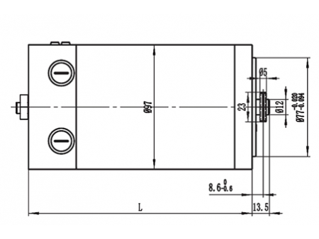 500-600W Drive Motor, PMDC Brushed Motor ZD097A1