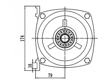 1200-1800W Drive Motor, PMDC Brushless Motor TF133AHF