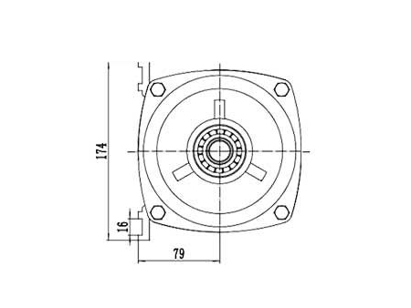 1000-1200W Drive Motor, PMDC Brushless Motor TF133BHF