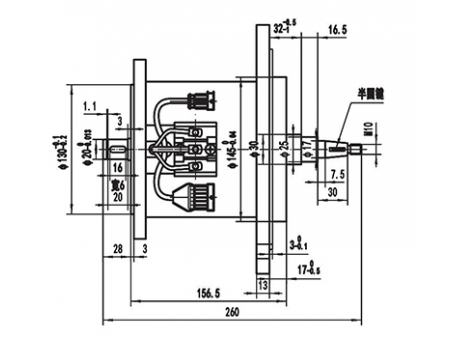 1200W (3450 RPM) Vertical Travel Drive Motor, PMDC Brushless Motor TF120BH