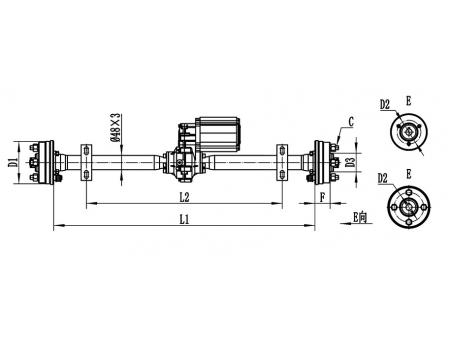 Rear Drive Axle Assembly HQ10 Series