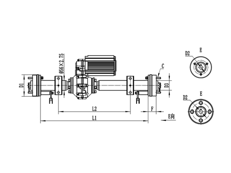 Rear Drive Axle Assembly HQ12 Series