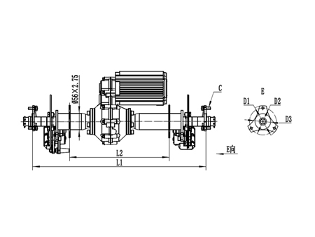 Rear Drive Axle Assembly HQ12 Series