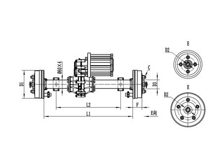 Rear Drive Axle Assembly HQ14 Series