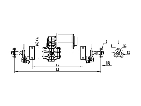 Rear Drive Axle Assembly HQ14 Series