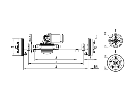 Rear Drive Axle Assembly HQ14Y Series