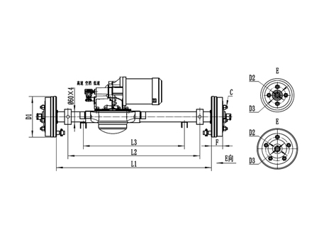 Rear Drive Axle Assembly HQ155Y Series