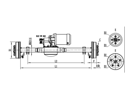 Rear Drive Axle Assembly HQ160Y Series