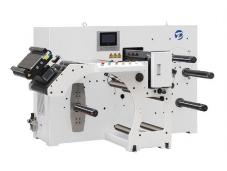 Automatic High Speed Slitting Rewinding Machine  (Model HSR370-MSATER Label Slitter and Rewinder)