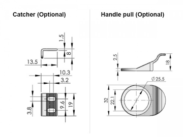 MS753 Cylinder Cabinet Lock