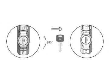 MS861-2A Swing Handle Cabinet Lock