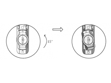 MS861-2A Swing Handle Cabinet Lock