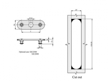 MS818-1A Paddle Lock