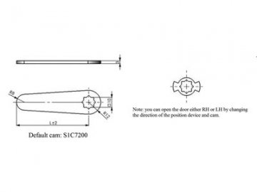 MS818-1A Paddle Lock