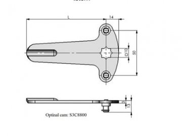 MS818-1A Paddle Lock