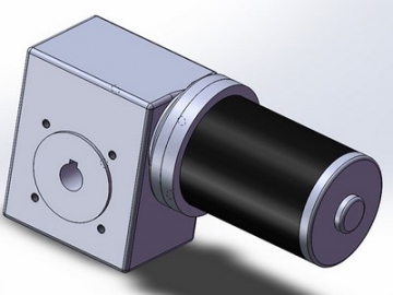 Helical Worm Geared Motor