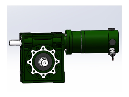 Helical Worm Geared Motor