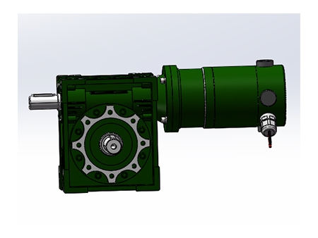 Helical Worm Geared Motor