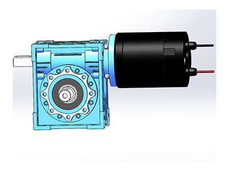 Helical Worm Geared Motor