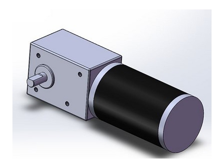 Helical Worm Geared Motor