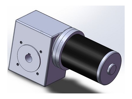 Helical Worm Geared Motor