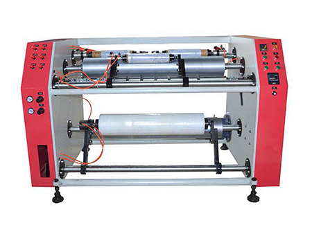 Semi-automatic Cling Film Slitter Rewinder