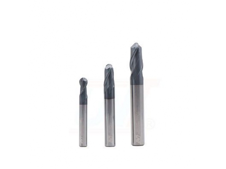 EMA05 2 Flute Ball Nose End Mill, 37°Helix, Regular Length