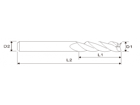 EME03 UNT Alu-Power 3 Flute Carbide