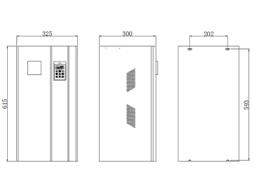 40-80kW Induction Heating Power Supply (Wall Mounted)