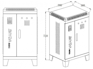 20-30kW Induction Heating Power Supply (Floor Standing)