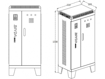 100-160kW Induction Heating Power Supply (Floor Standing)