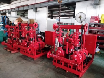 PEDJ series Fire Fighting System  (with Electric Pump, Diesel Pump and Jockey Pump)