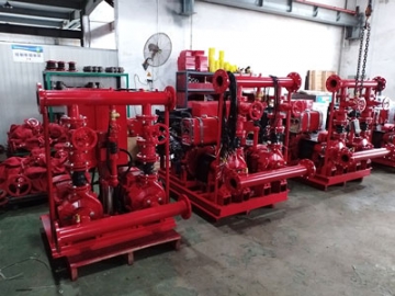 PEDJ series Fire Fighting System  (with Electric Pump, Diesel Pump and Jockey Pump)