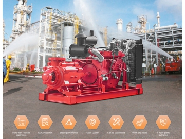 DD series Horizontal Multistage Diesel Fire Pump