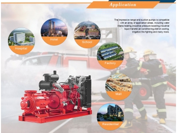 DD series Horizontal Multistage Diesel Fire Pump