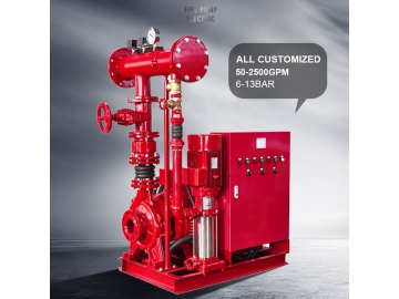 PEJ series Fire Pump System  (with Electric Pump and Jockey Pump)