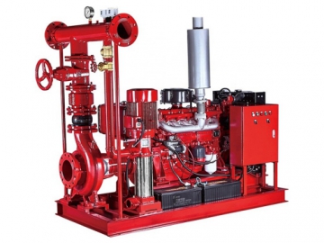 PDJ series Fire Pump Set  (with Diesel Pump and Jockey Pump)