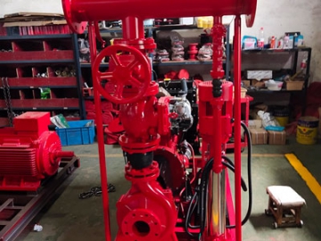 PDJ series Fire Pump Set  (with Diesel Pump and Jockey Pump)