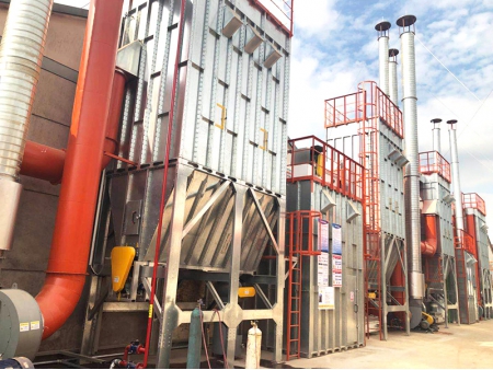 Pulse-Jet Bag Filter Dust Collector, Cyclone Separator