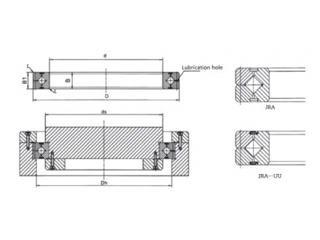 JRA Series Crossed Roller Bearing