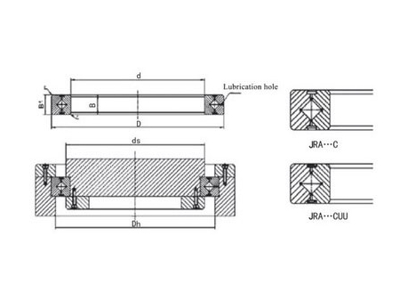 JRA-C Series Crossed Roller Bearing