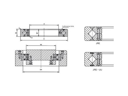 JRE Series Crossed Roller Bearing