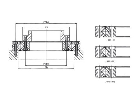 JRU Series Crossed Roller Bearing