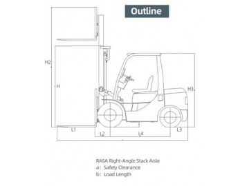 Internal Combustion Forklift, FK11-4T