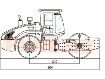 Single Drum Vibratory Roller, FK-226D