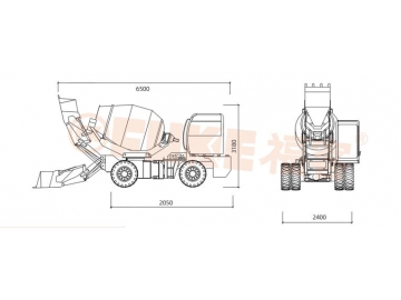 Self Loading Concrete Mixer, FK33-30