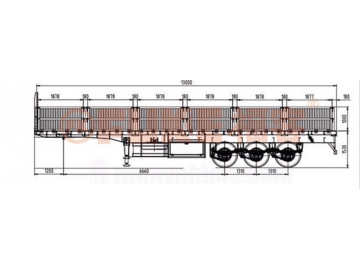 Sidewall Semi Trailer, FK35-1307G